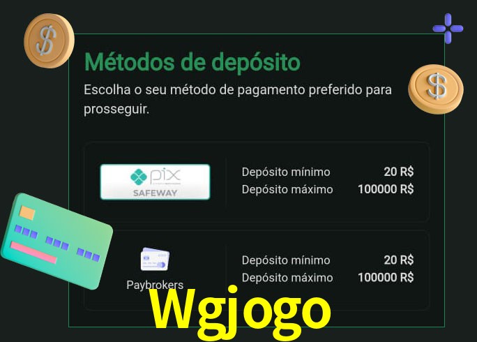 O cassino Wgjogo oferece uma grande variedade de métodos de pagamento